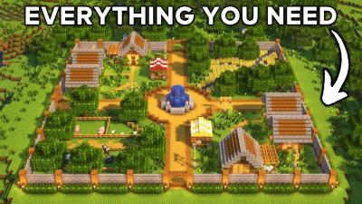 Minecraft How to Build a Survival City  Tutorial 