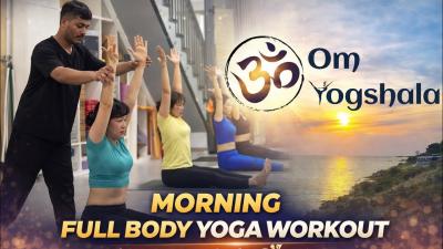 Morning full body yoga workout session weight loss  flexibility live yoga viral weightloss