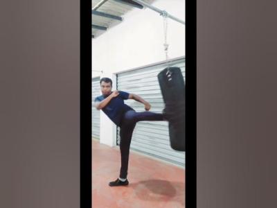Non stop Front and side kick