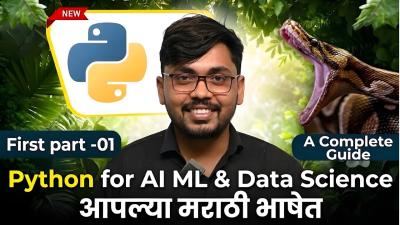 Python One Shot Part 1  Complete Python Basics in Marathi  Data Science AI ML  Data Analytics