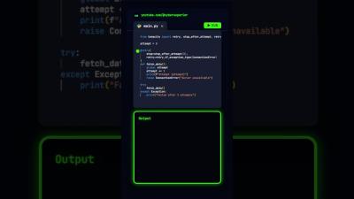 Python Retry Logic Made Easy coding python learnpython