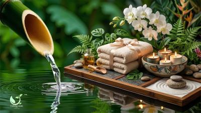 Relaxing Spa Music Deep Sleep  Stress Relief  Peaceful Meditation Nature Sounds