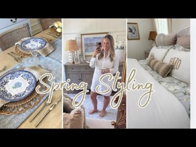 Spring Home Refresh  Decorating  Getting Ready for My Home Tour