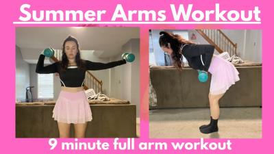 Summer arm workout9 minute arm workout to tone and tighten those arms