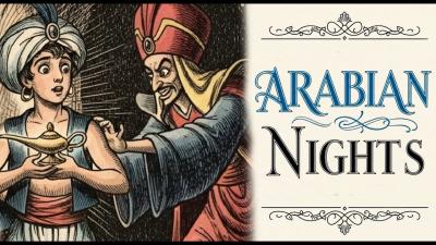 The Arabian Nights 2  Bedtime Fairy Tales with Text and Illustrations