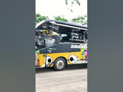 The Wheels Of The Bus  Mode Bus Transparan Part 14 shorts