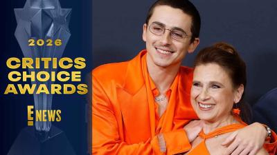 Timothée Chalamets Mom Reacts to Critics Choice Awards Win  Critics Choice Awards 2026