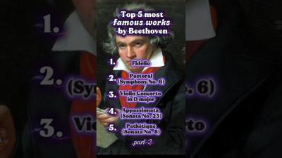 Top 5 most famous works by Beethoven part 2 beethoven classicalmusic