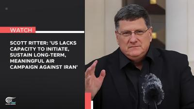 Scott Ritter US lacks capacity to initiate sustain longterm meaningful air campaign on Iran